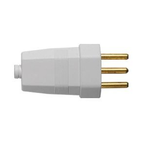 PINO MACHO 2P+T (10A)  CINZA   ILUMI    I.1405