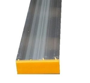 REGUA DE ALUMINIO LARGA 2 MT  TAMPA LARANJA ( C/6 )  NH23707