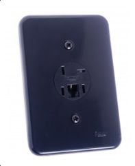 TOMADA TEL PADRAO + MODULAR POLLAR BLACK RADIAL 1409024