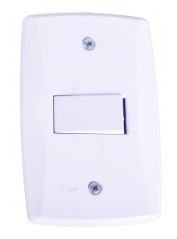 INTERRUPTOR 1 TECLA SIMPLES MARMORE RADIAL 1808002