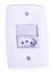 INTERRUPTOR 1 TECLA SIMP + TOM 10A MARMORE RADIAL 1808121