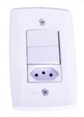 INTERRUPTOR 2 TECLAS SIMP + TOM 10A MARMORE RADIAL 1808122