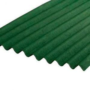 TELHA ONDULADA FIBR.0,6MM 1,1 X 2,44M VERDE VITESSE F1V6244