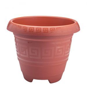 VASO REDONDO EG 26 LTS TERRA COTA PLASMONT PM0107