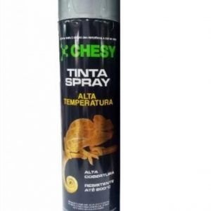TINTA SPRAY ALTA TEMPERATURA ALUMINIO 400ML CHESY/COLORECOR