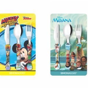 KIT TALHER INFANTIL 3 PCS DISNEY KIDS SIMONAGGIO