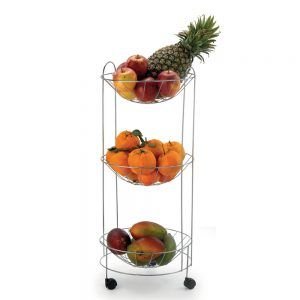 FRUTEIRA TRIPLA PLUS REDONDA CROMADA ARTHI AR1098