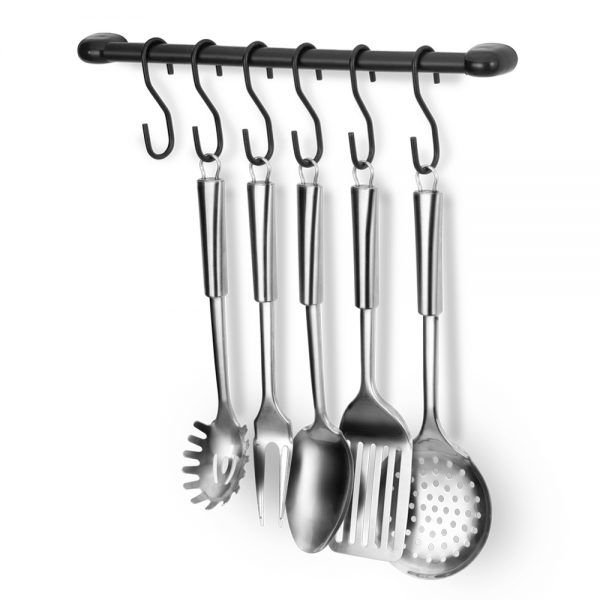 SUPORTE UTENSILIOS COZINHA COOK HOME 11 BLACK ARTHI AR2503