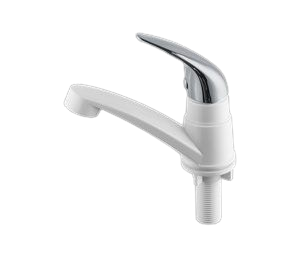 TORNEIRA  LAVATORIO TENERIFE BRANCA/CROMADA HERC  H.3947