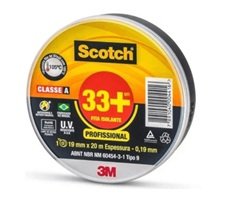 FITA ISOLANTE SCOTCH 33+ CLASSE A - 20 MTS - 3M