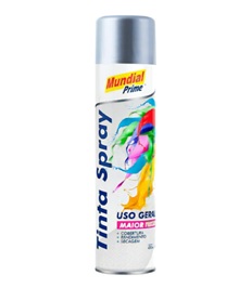 TINTA SPRAY METALICA  ALUMINIO 400ML   MUNDIAL/ CHESY