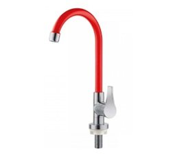 TORNEIRA MESA BICA MOVEL  TWIST VERMELHA HERC H.2951