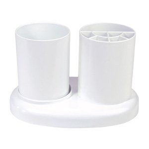 PORTA ESCOVAS DENTE  BRANCO  PRIMAFER 1009-2