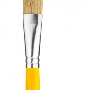 PINCEL ARTISTICO CHATO PELO SUINO BRANCO 22 ATLAS 915/22