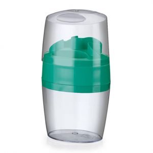 PORTA ESCOVAS /PASTA C/TP .PS CRISTAL VERDE ARTH AR7732