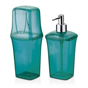 KIT BANHEIRO P (ESCOVA /SABON  LIQUID) VERDE ARTHI  AR8012