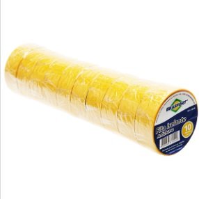FITA ISOLANTE AMARELA  10M  BRASF B.8646##