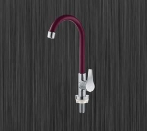 TORNEIRA MESA BICA MOVEL  TWIST  ROXA  HERC  H.2953