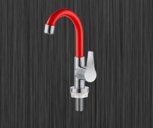 TORNEIRA  LAVAT BICA ALTA  TWIST VERMELHA  HERC  H.2961