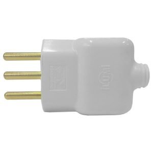 PINO MACHO PRENSA CABO 2P+T  (20A)  CINZA  ILUMI I.14051