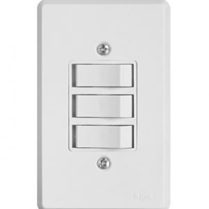 INTERRUPTOR 3 TECLAS PARAL PRATIKA ILUMI I.1927