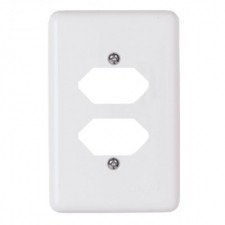 PLACA  4X2   P/ 2 TOMADAS UNIV. BRANCA  ILUMI  I.20410