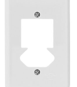 PLACA 4X2 P/ 2 TECLAS+TOMADA UNIV. BRANCA  ILUMI  I.20430