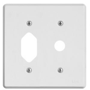 PLACA P/FIO + TOMADA RED. 4X4 BR ILUMI I.247D