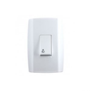 CONJUNTO PULSADOR MINUTEIRA 10A VERTICAL SLIM ILUMI I.8000
