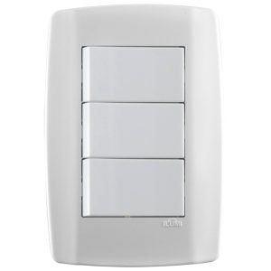 INT 3 TECLA SIMP HORIZ C/LED  SLIM ILUMI I.80192