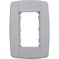 PLACA  4 X 2   3 MODULOS   LEV  ILUMI I.8710