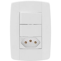 CJ  2 INTERR.+ TOMADA 10A  LEV  ILUMI I.87210