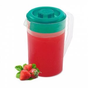 JARRA PVC 2 LIT C/T COR VERDE PLASVALE P035057