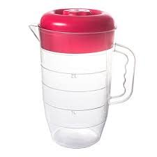 JARRA PVC 3 LIT C/T  COR CEREJA PLASVALE P543422