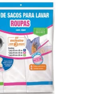 KIT 3 PEÇAS SACO LAVAR ROUPA P/M/G PLEO PL429