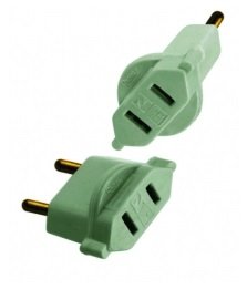 PINO ADAPTADOR  P/ PLUG CHATO   CINZA   RADIAL R.01125