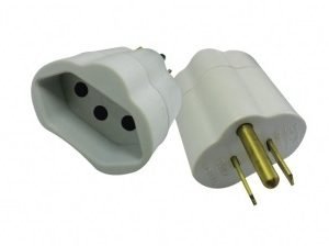 PINO ADAPTADOR 2P+T REVERSO CINZA RADIAL R.01131