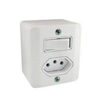 INTE. 1 TECLA C/TOMADA 20A BG  S/X RADIA R.02216