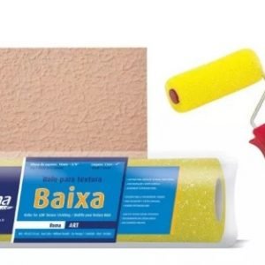 ROLO TEXTURA BAIXA  9 CM  C/CABO  ROMA   R.43109