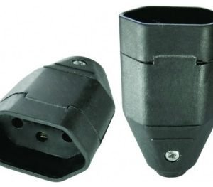 PINO FEMEA 2P + T PRETO 10A RADIAL R501133