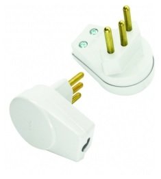 PLUG  PRENSA  CABO 2P+T BRANCA  20A RADIAL R501139