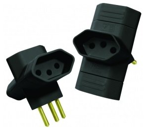 PINO 3 SAIDAS  2P+T   PRETO  RADIAL 1501156