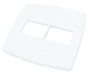 PLACA 4X4 P/ 2 MODULOS PEROLA RADIAL R703011