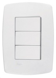 INTERRUPTOR EMB. 3 TECLAS PEROLA RADIAL R803004