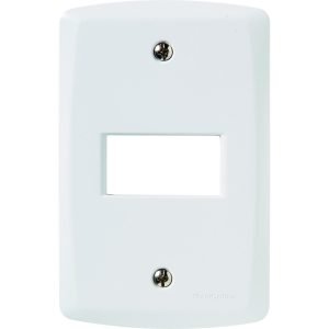 PLACA 4 X 2 - 1P HORIZONTAL LUX2 BRANCA TRAMONTINA T105204