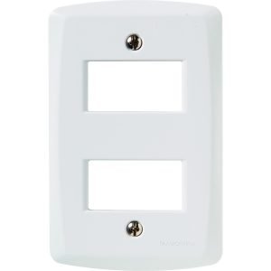 PLACA 4 X 2  (2P AFASTADOS)  LUX2 BRANCA TRAMONTINA  T105206
