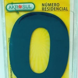 NUMERO RESIDENCIAL 125MM   AZUL     8     AKROSUL NA66796