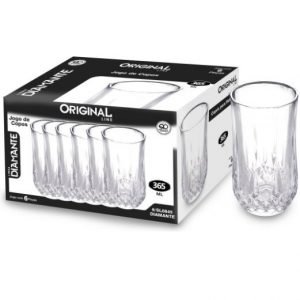 COPO PARA REFRESCO 365 ML JOGO C/3 SL0845