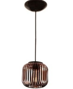 LUMINARIA PENDENTE   ROMA   15X16CM  GOLD   PS PLAST