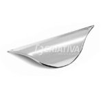 PUXADOR ZAMAC CONCHA COMP. 60MM  M4  CROMADO AKROSUL